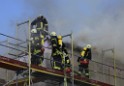 Dachstuhlbrand Koeln Poll Geislarerstr P211